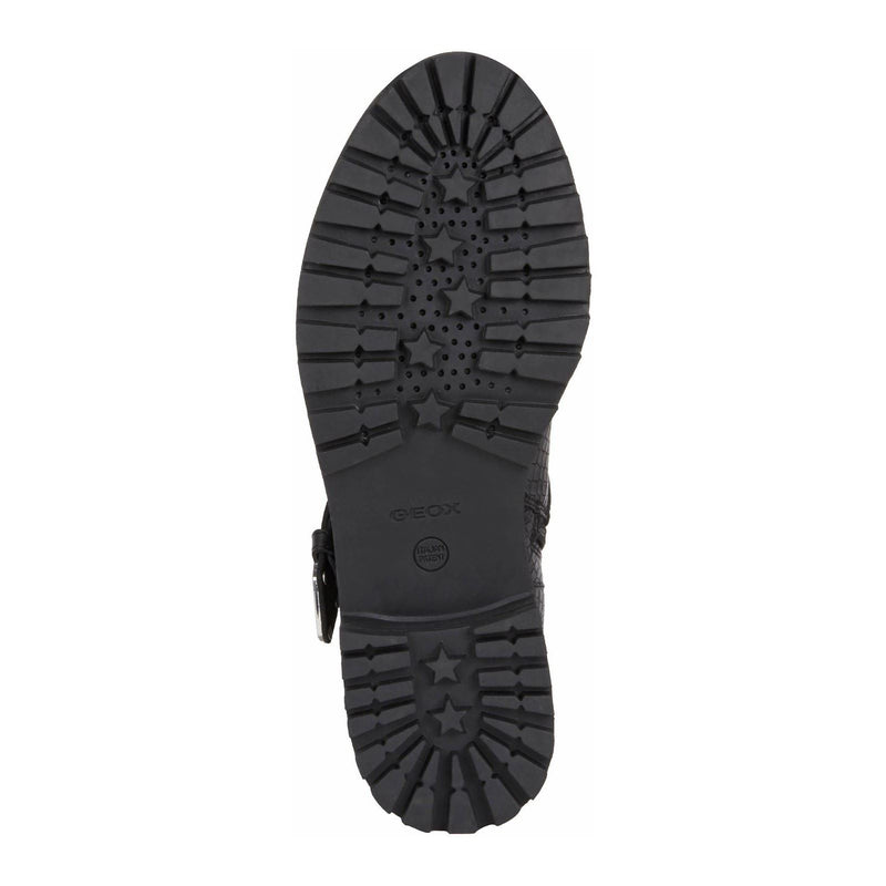 Geox Hoara Rindsleder Damenstiefel In Schwarz