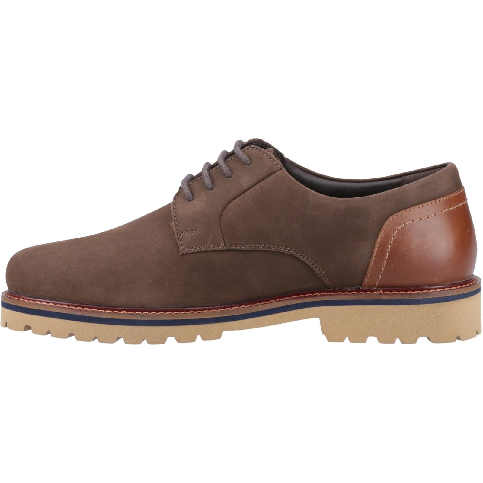 Hush Puppies Marcus Nubuk Herren Schnürschuhe in Braun
