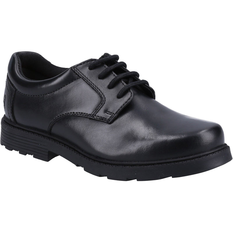 Hush Puppies Oliver SNR Lederschuhe Für Jungen In Schwarz
