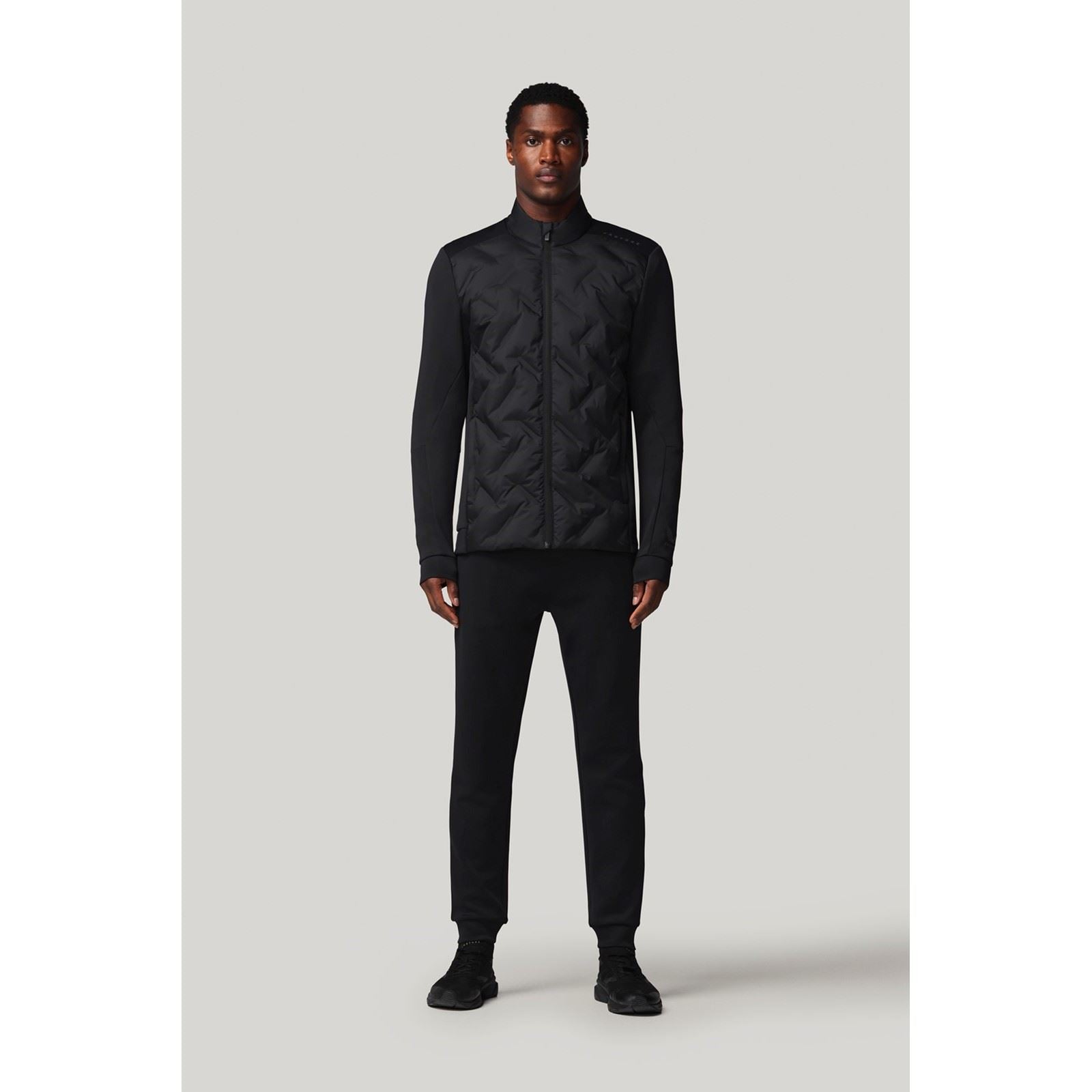Castore Hybrid Jacket Männer Schwarze Activewear-Jacken