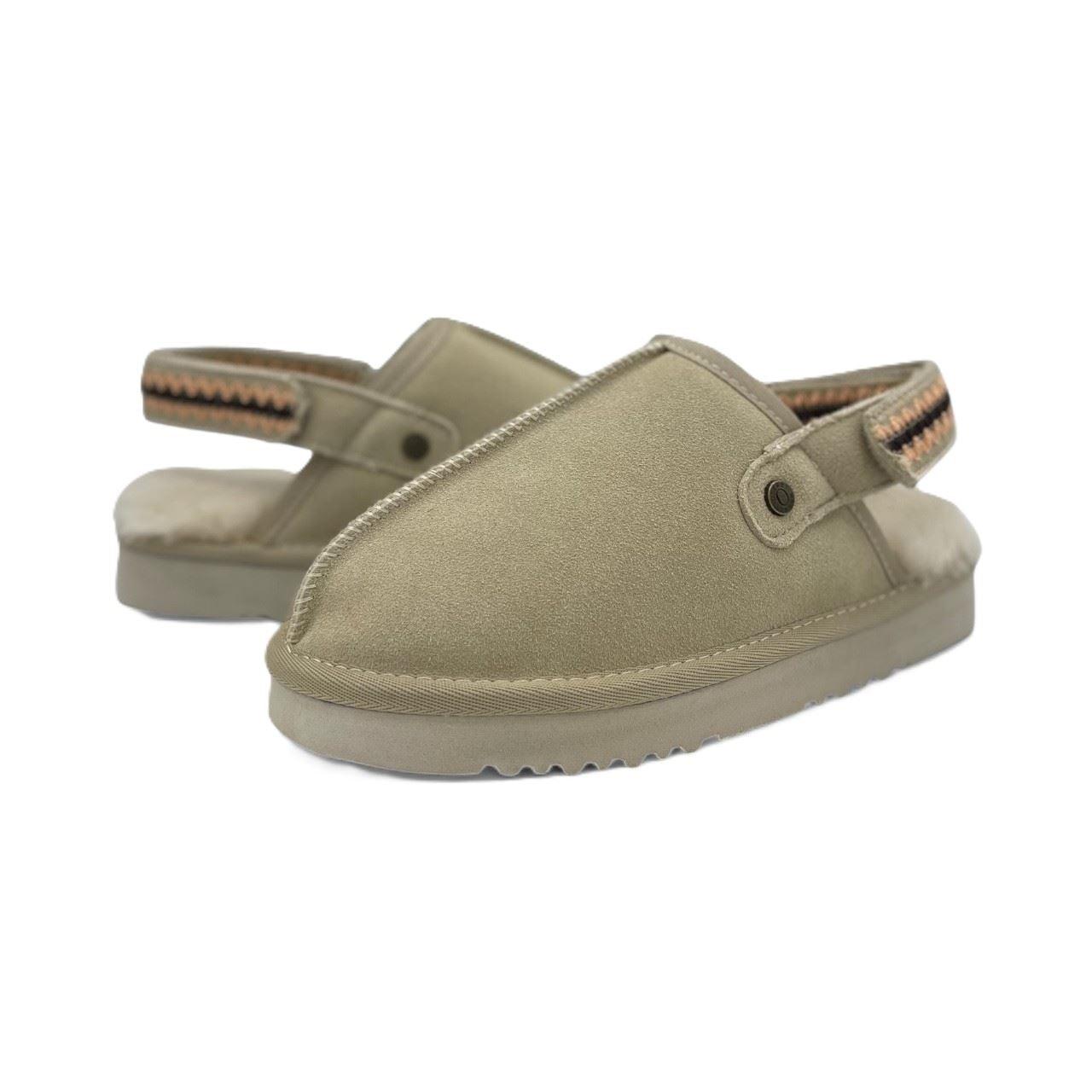 Osprey London The Constellation Wildleder Damen Beigen Hausschuhe