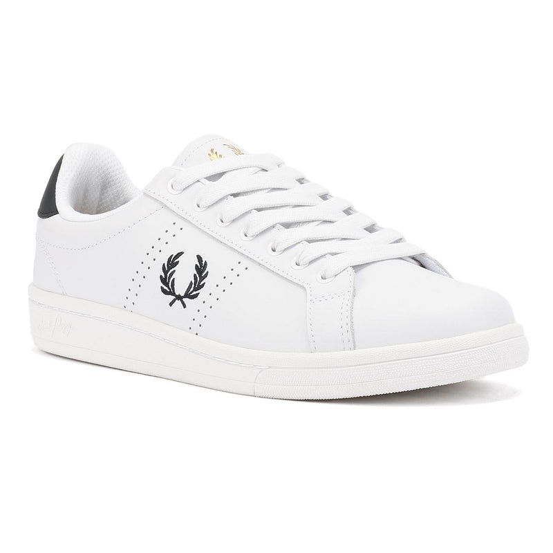 Fred Perry Cupsole Leder Herren Weiße Sneakers