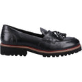 Hush Puppies Ginny Damen Schwarze Farbe Lederloafer