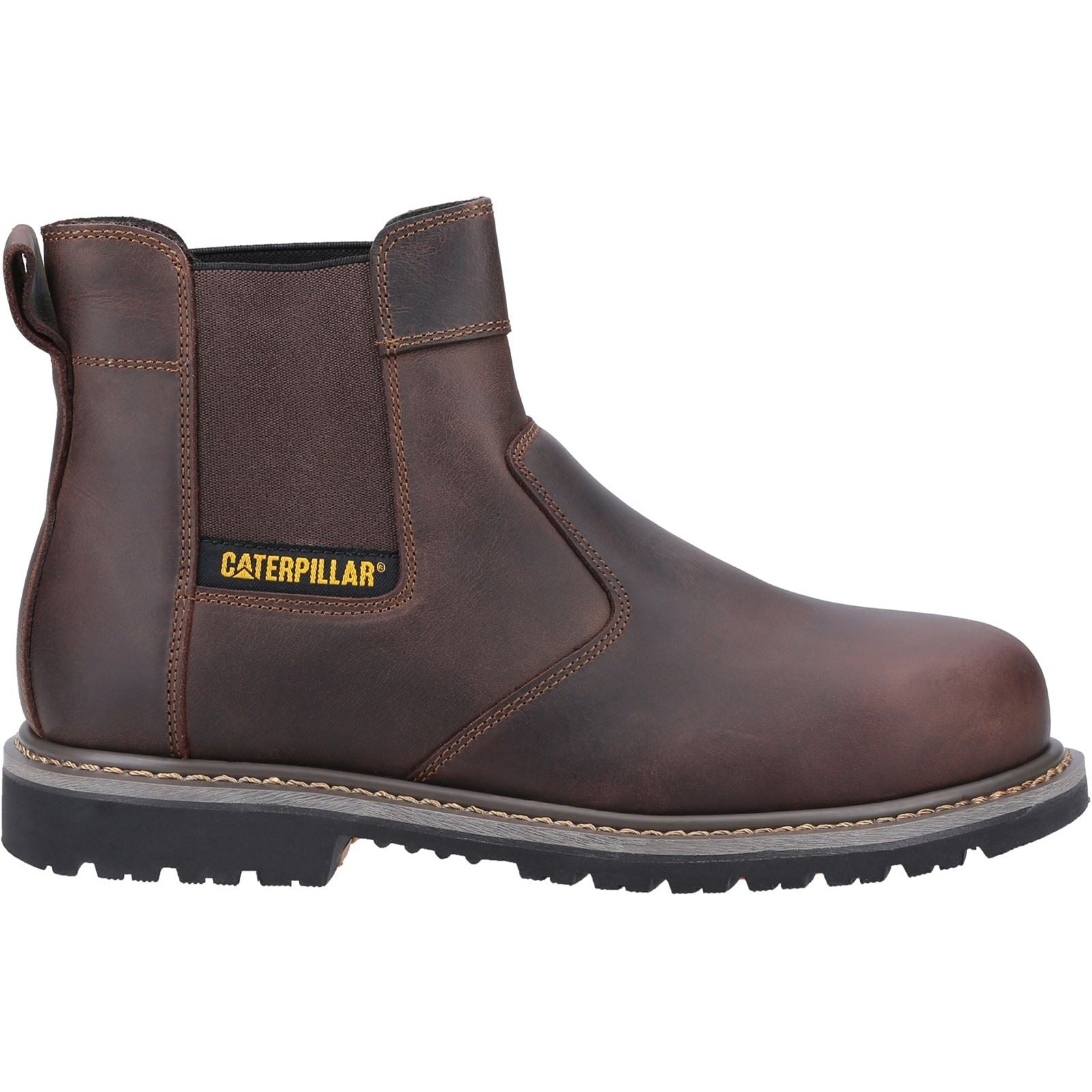 Caterpillar Powerplant Händler Nubuck Braun Sicherheitsschuhe