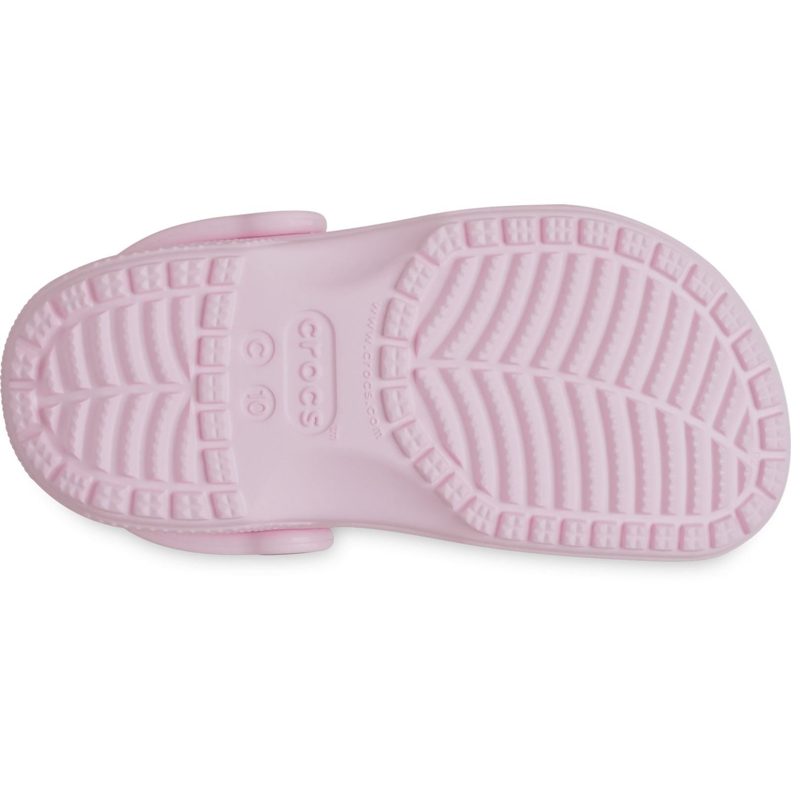Crocs Toddler Classic Croslite Gummi Rosa Milch Loafers