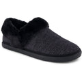 TOMS Oslo Synthetik Damen Hausschuhe In Schwarz