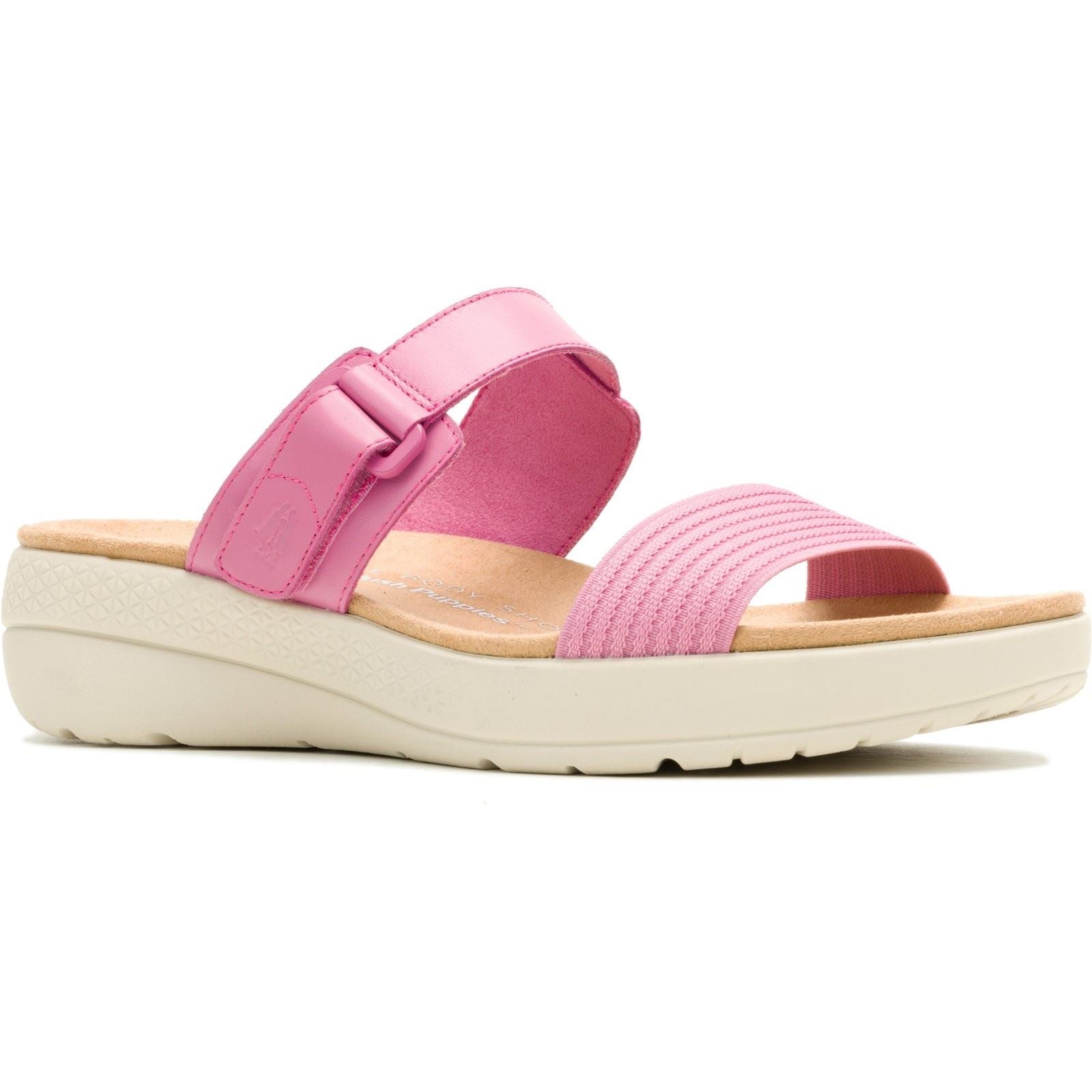 Hush Puppies Breathe Gore Leder Damen Rose Sandalen