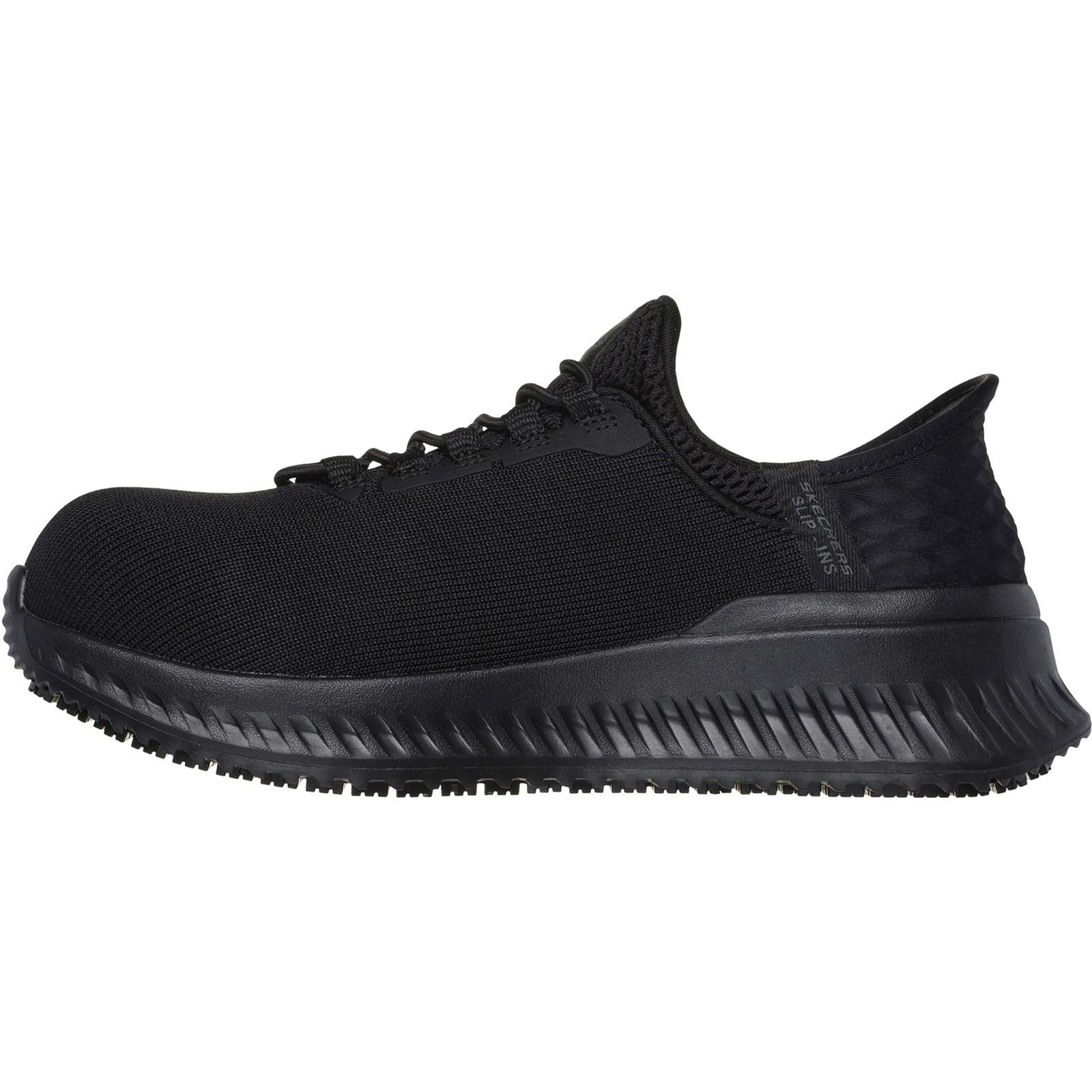 Skechers Workwear Tilido Ombray Mesh Damen Schwarze Sicherheitssneaker