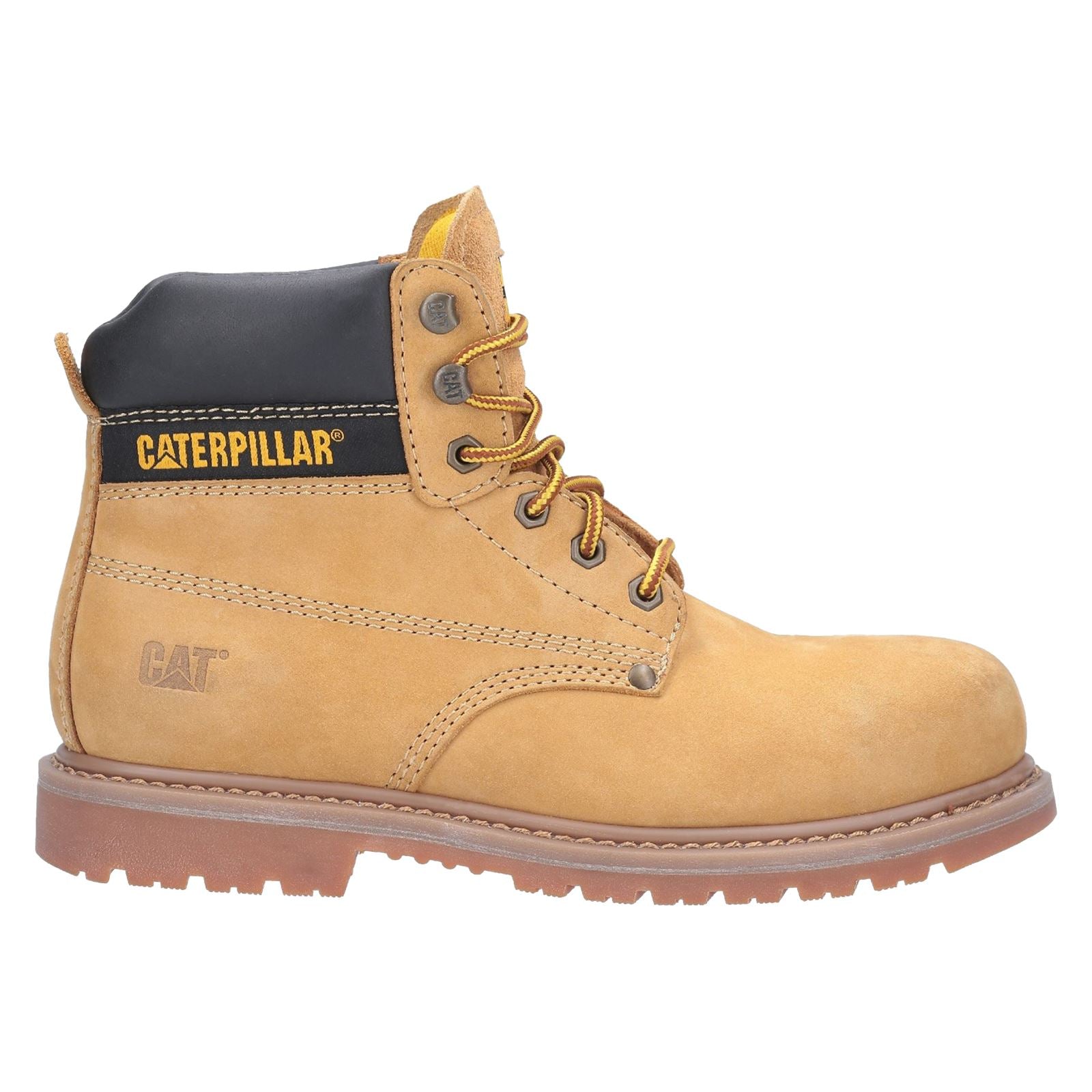 Caterpillar Powerplant Nubuck Honig Sicherheitsschuhe