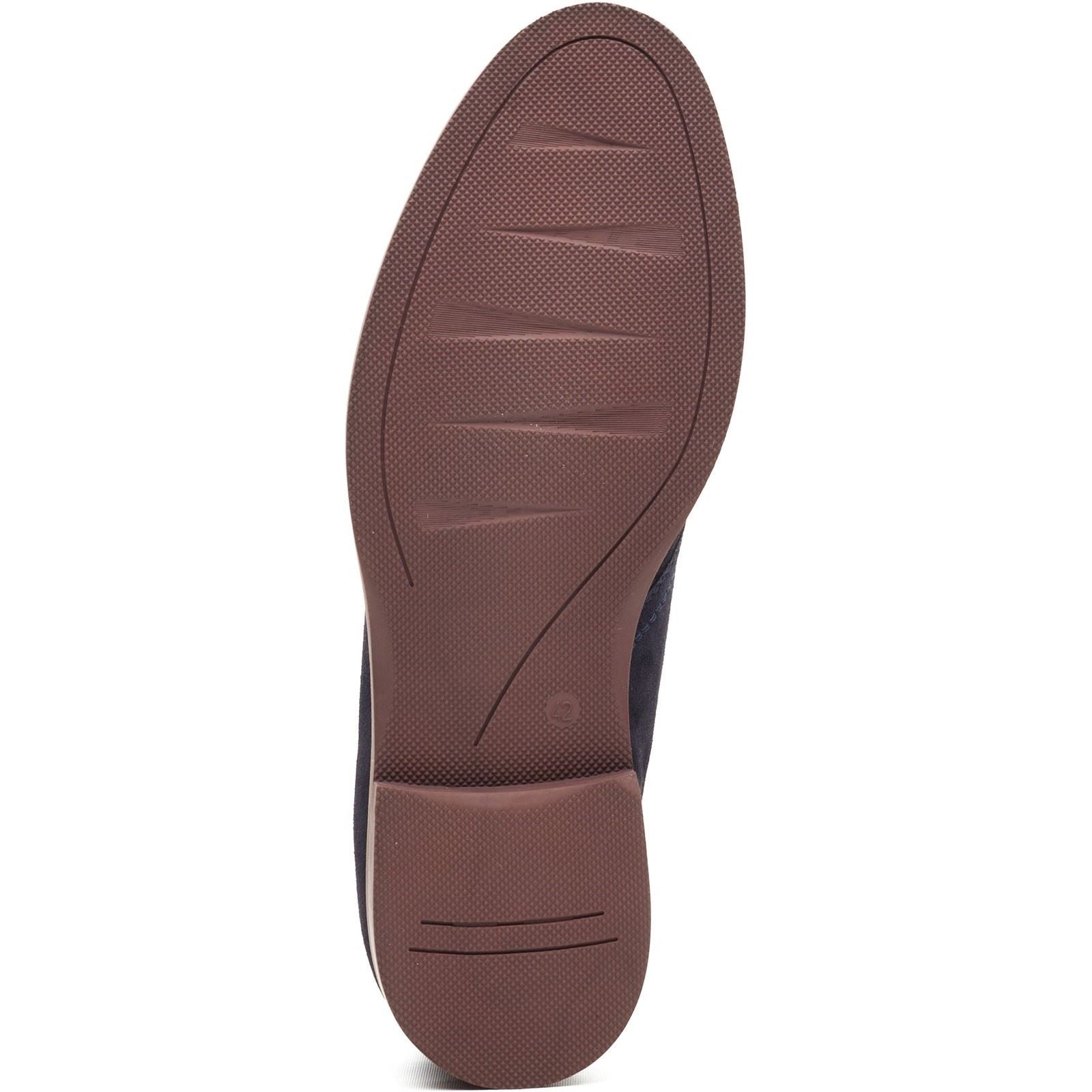 Base London Carlton Chukka Leder Herren Marine Stiefel