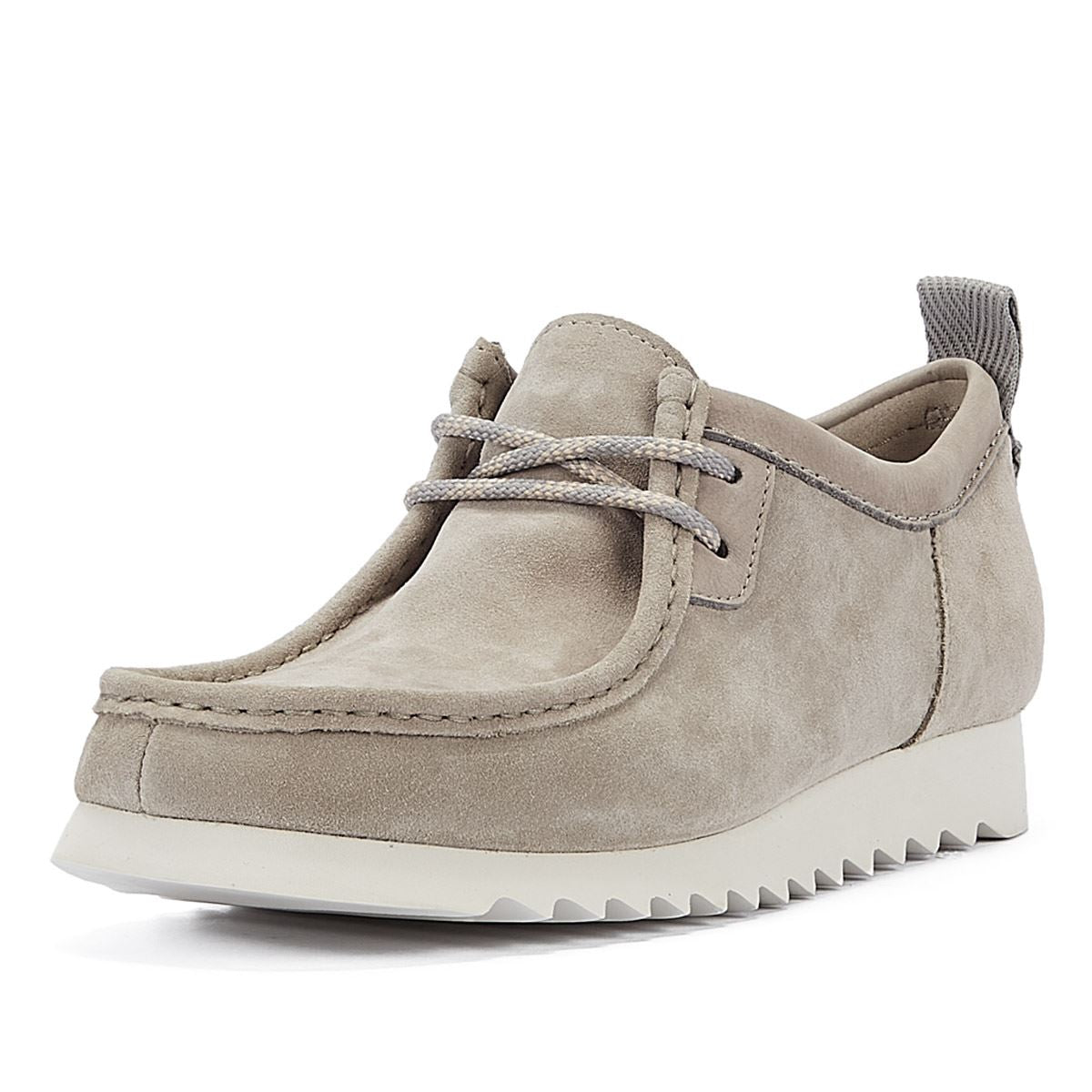 Clarks Main Wallabee FTRE Lo Herren Wildlederschuhe Zum Schnüren In Grau