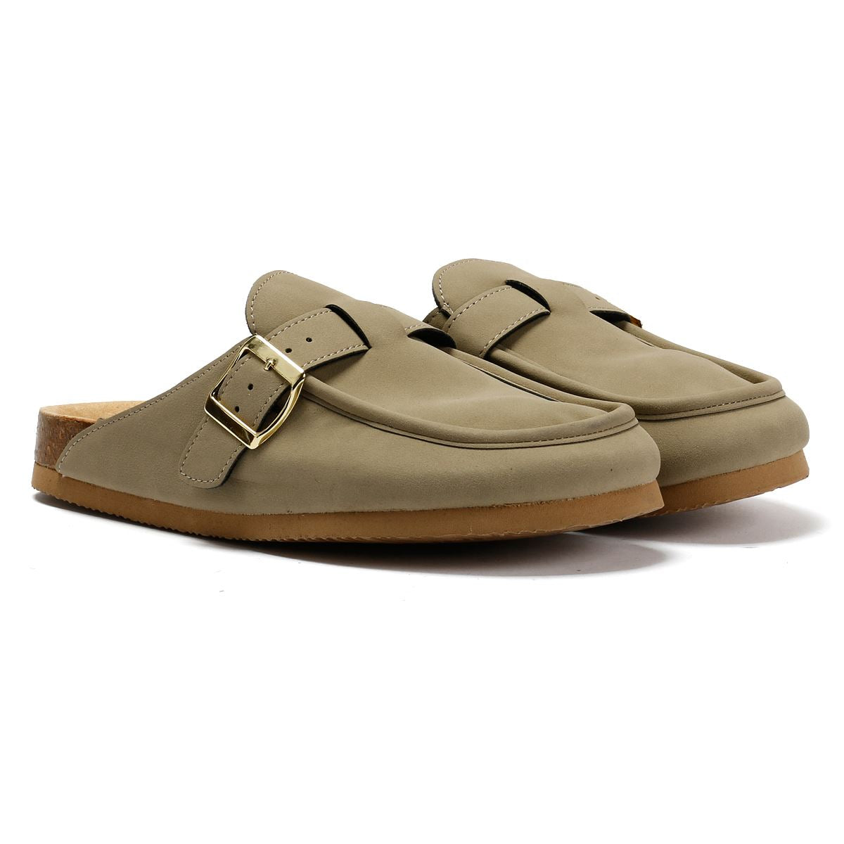 Penguin Preema Damen Beigefarbene Clogs