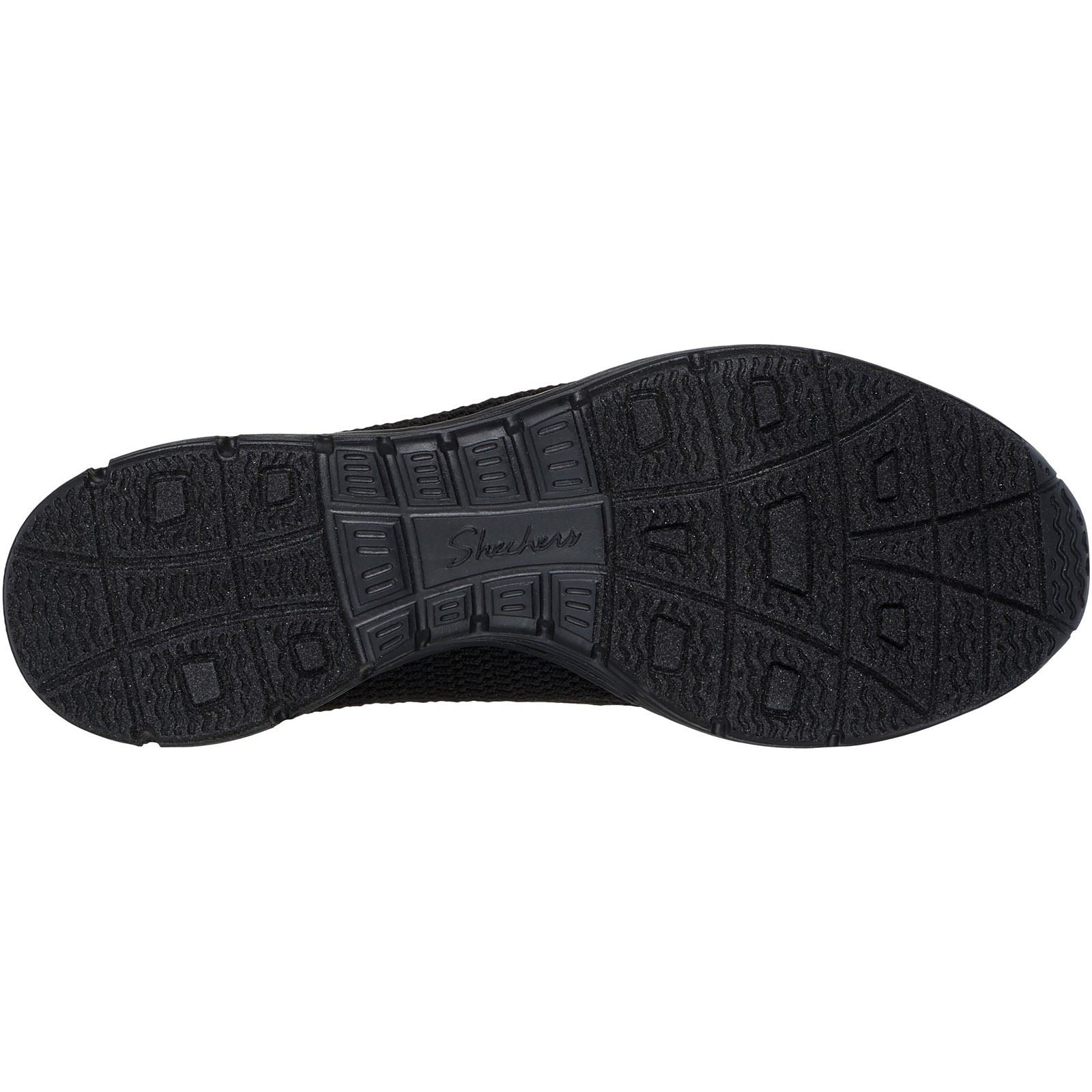 Skechers Seager Cute N' Coy Damen Sneaker In Schwarz Aus Textil