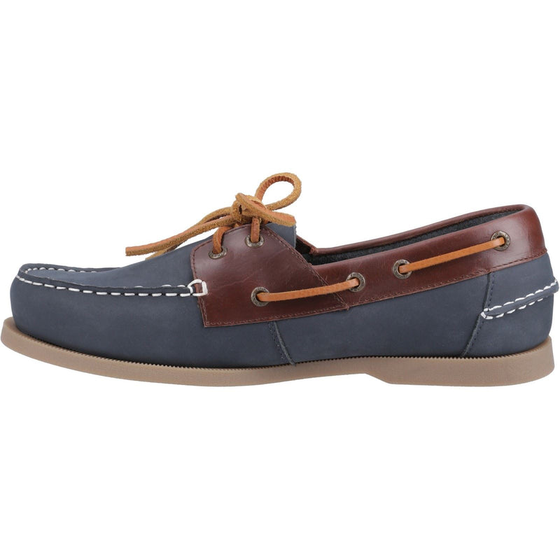 Sperry Tacoma Herren Bootsschuhe Aus Leder In Marineblau/Braun