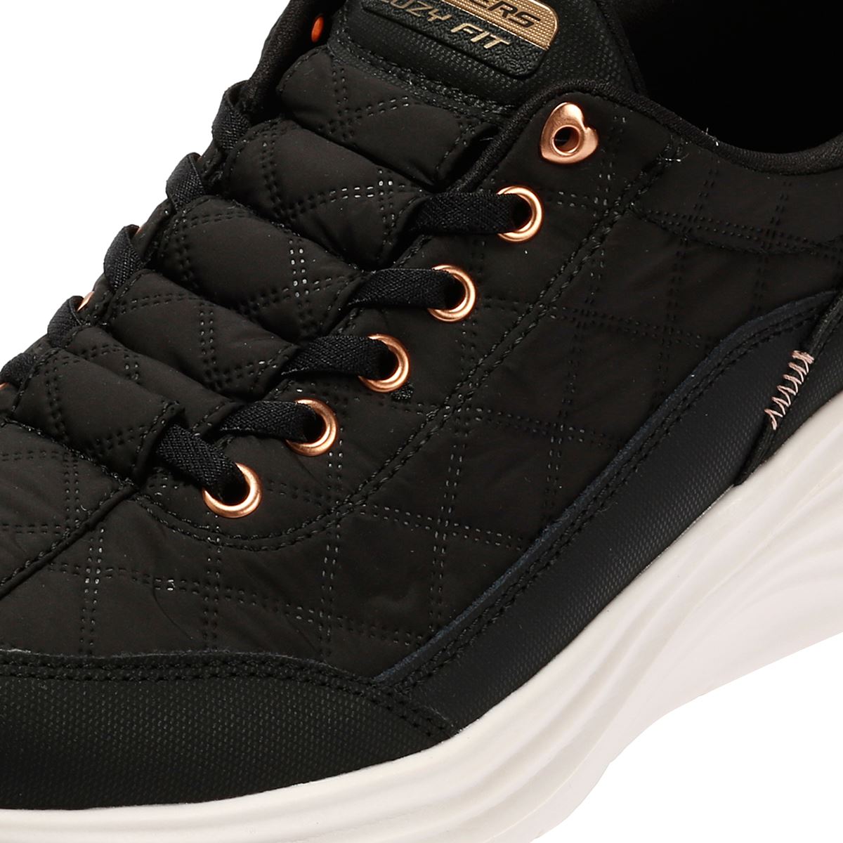 Skechers Slip-Ins Contour Foam Cozy Fit Damen Schwarze Sneaker