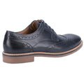 Hush Puppies Bryson Leder Herren Navy Brogues Schuhe