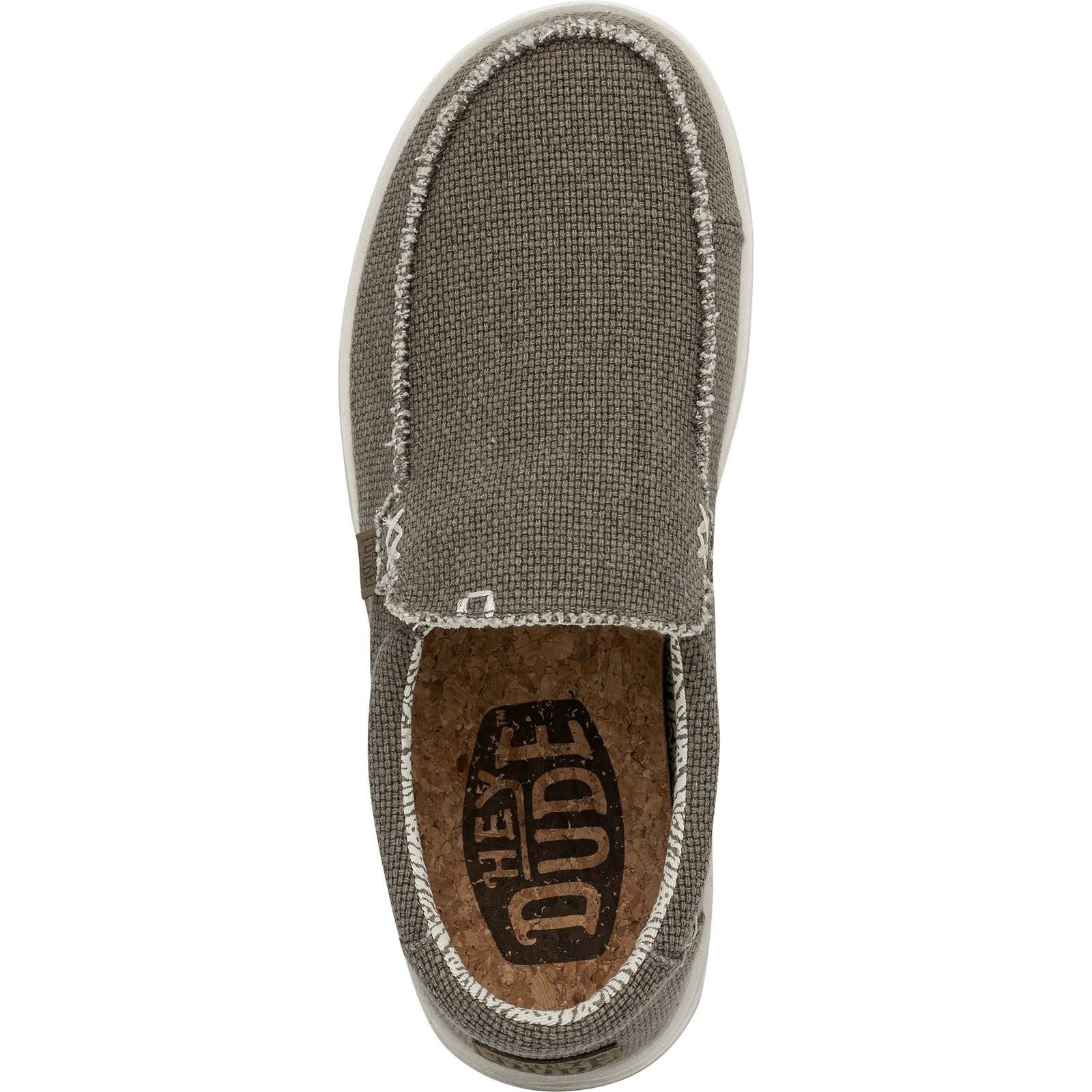 HEYDUDE Mikka Braided Textile Herren Fossil Freizeitschuhe