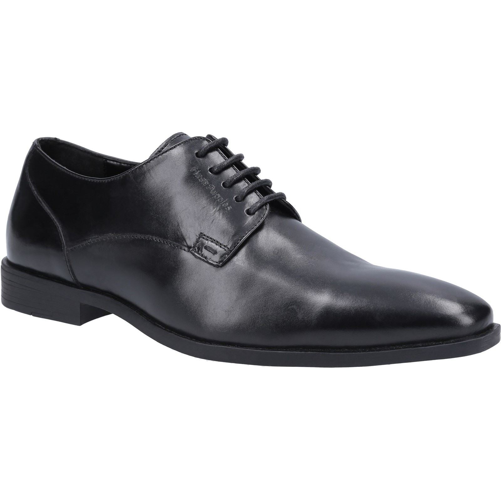 Hush Puppies Ezra Schwarze Farbe Herren-Schnürschuhe Aus Leder