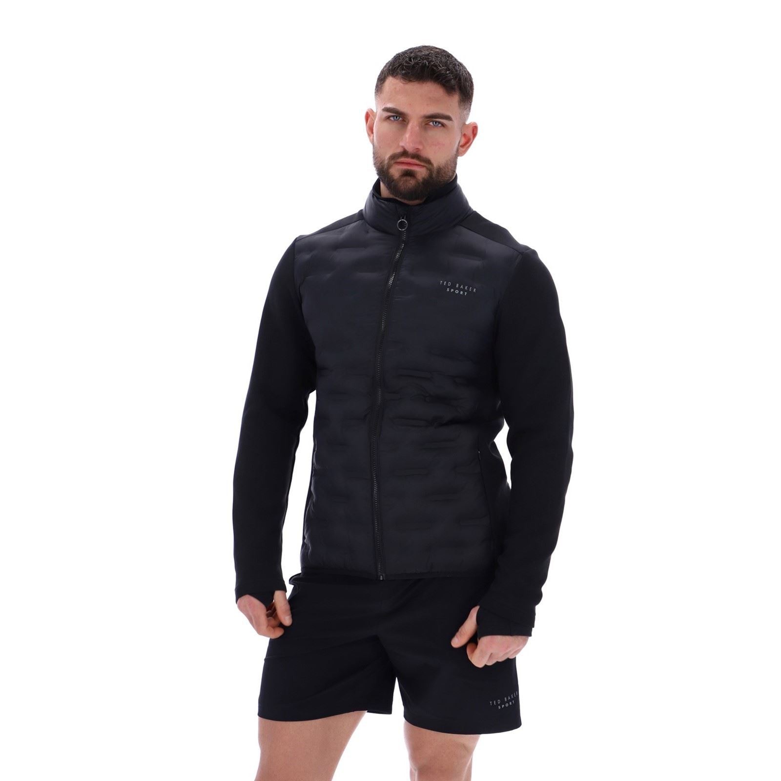 Ted Baker CONNOR TBMJS2628 Männer Schwarze Activewear-Jacken