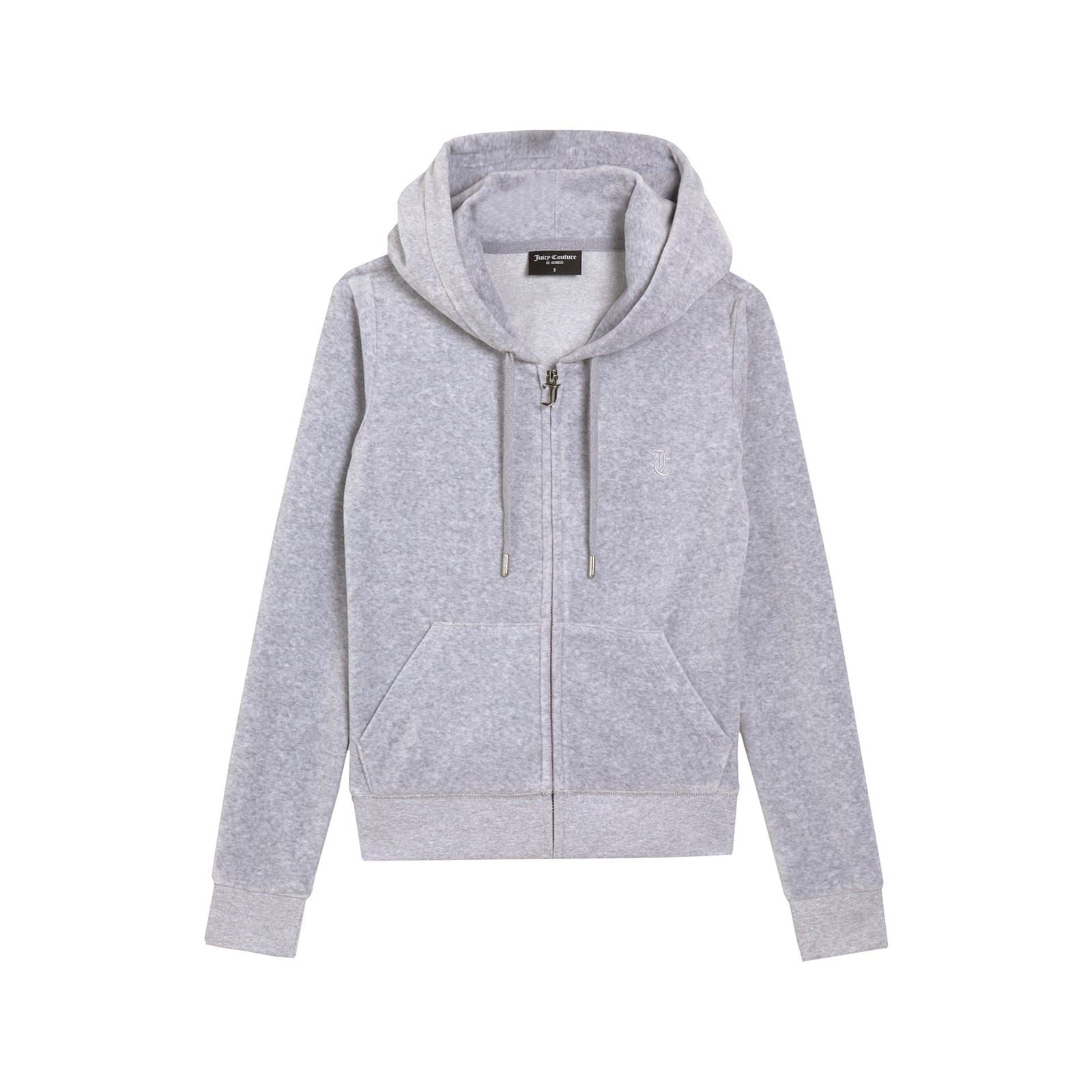 Juicy Couture Robertson Classic Jacket Polyester Damen Silber Kapuzenpullover