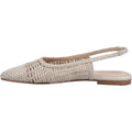 Hush Puppies Dalia Woven Damen Flache Schuhe Aus Leder In Creme