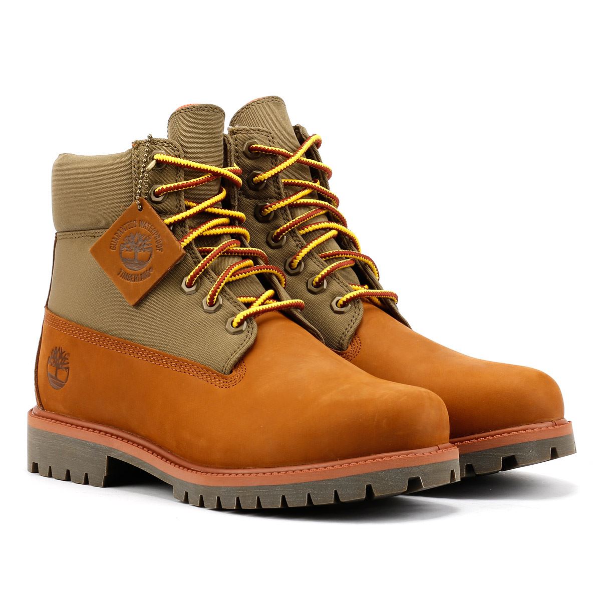 Timberland 6 Inch Premium Workwear II Leder Herren Stiefel Braun
