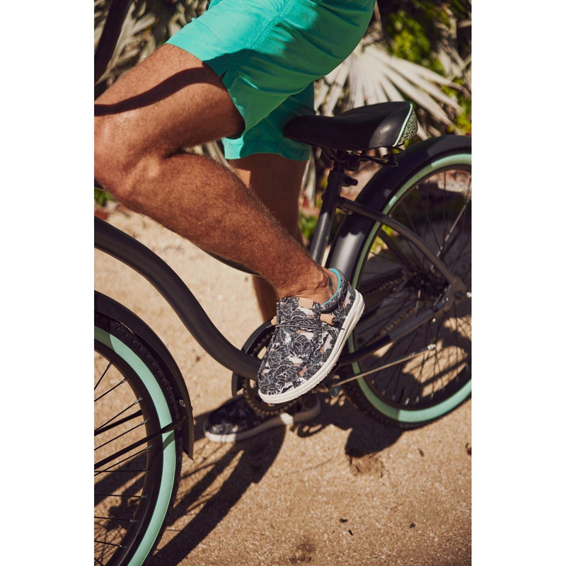 HEYDUDE Wally H2O Tropical Herren Schwarze Tropische Bootsschuhe