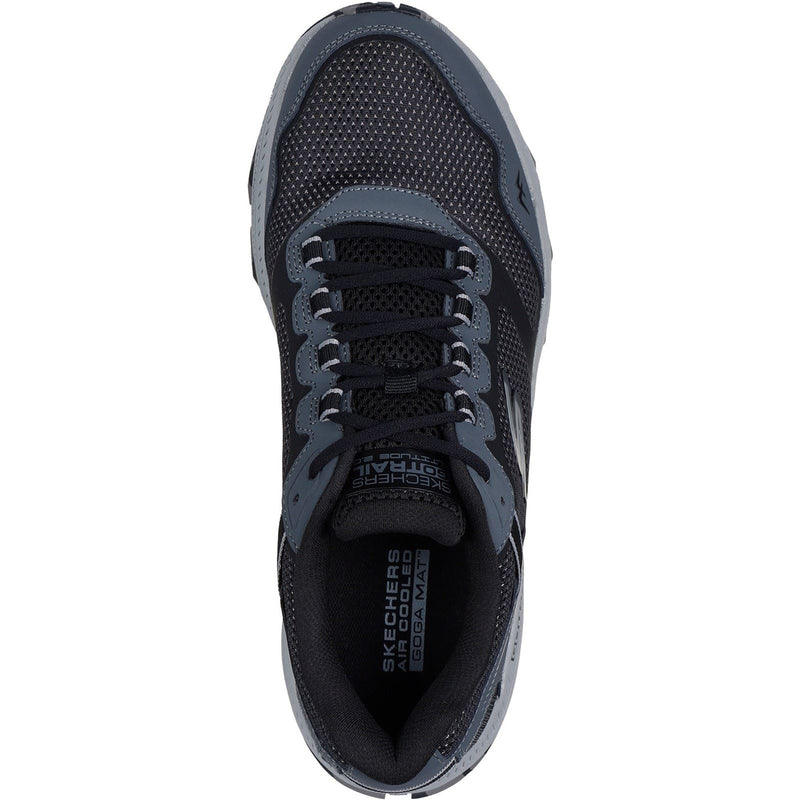 Skechers Performance GO RUN Trail Altitude 2.0 Marble Rock 3 Herren Sneaker aus schwarz/grauem Leder