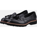 Hush Puppies Ginny Wildleder Damen Schwarze Loafer