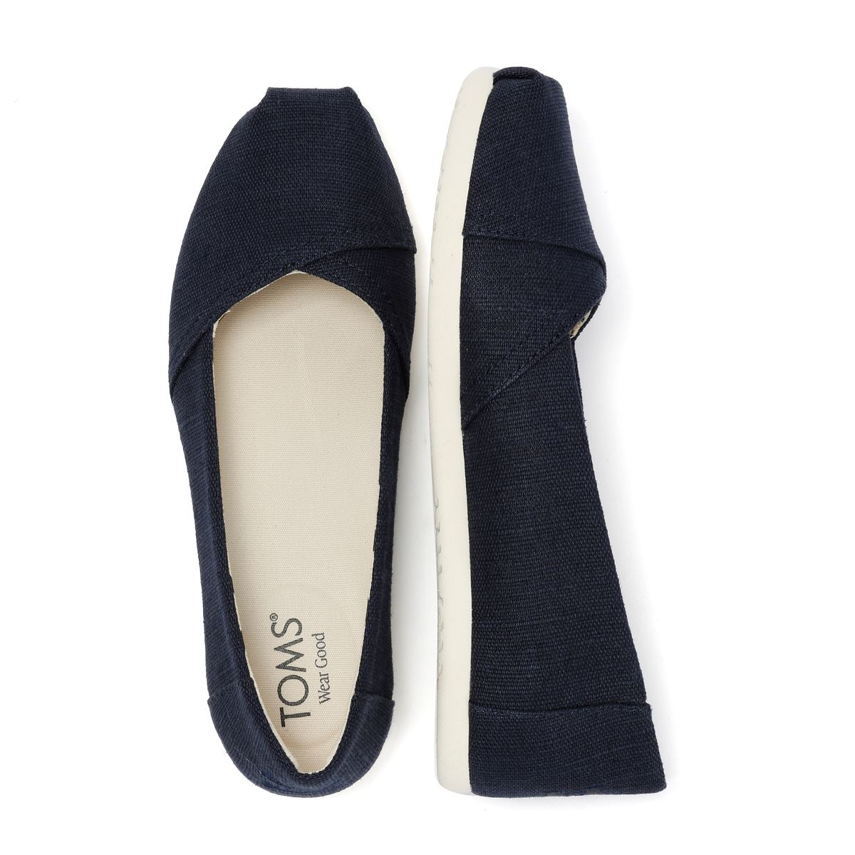 TOMS Alpargata Ballet Leinwand Damen Blau Espadrilles