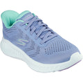 Skechers Go Walk Now Khloe Damen Textil Sneaker In Blau/Grün