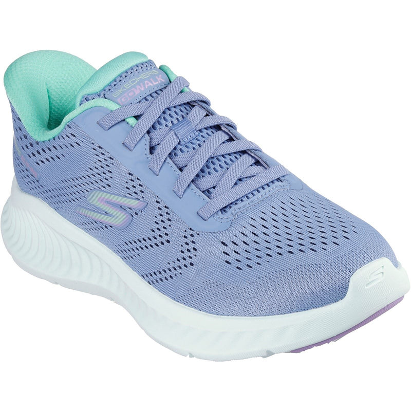 Skechers Go Walk Now Khloe Damen Textil Sneaker In Blau/Grün