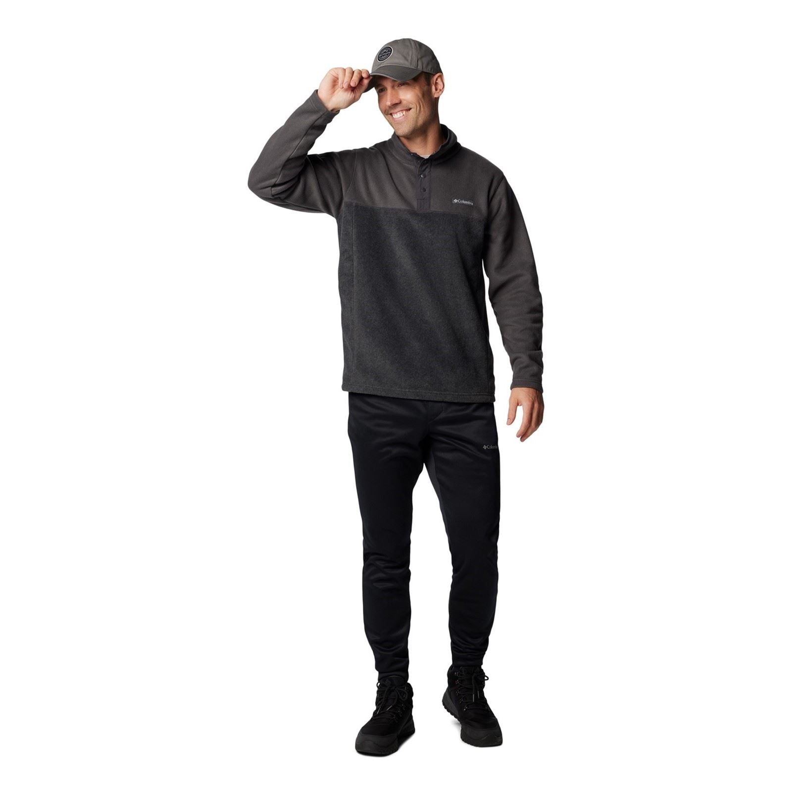 Columbia Steens Mountain Half Snap II Herren Graue Fleecejacke