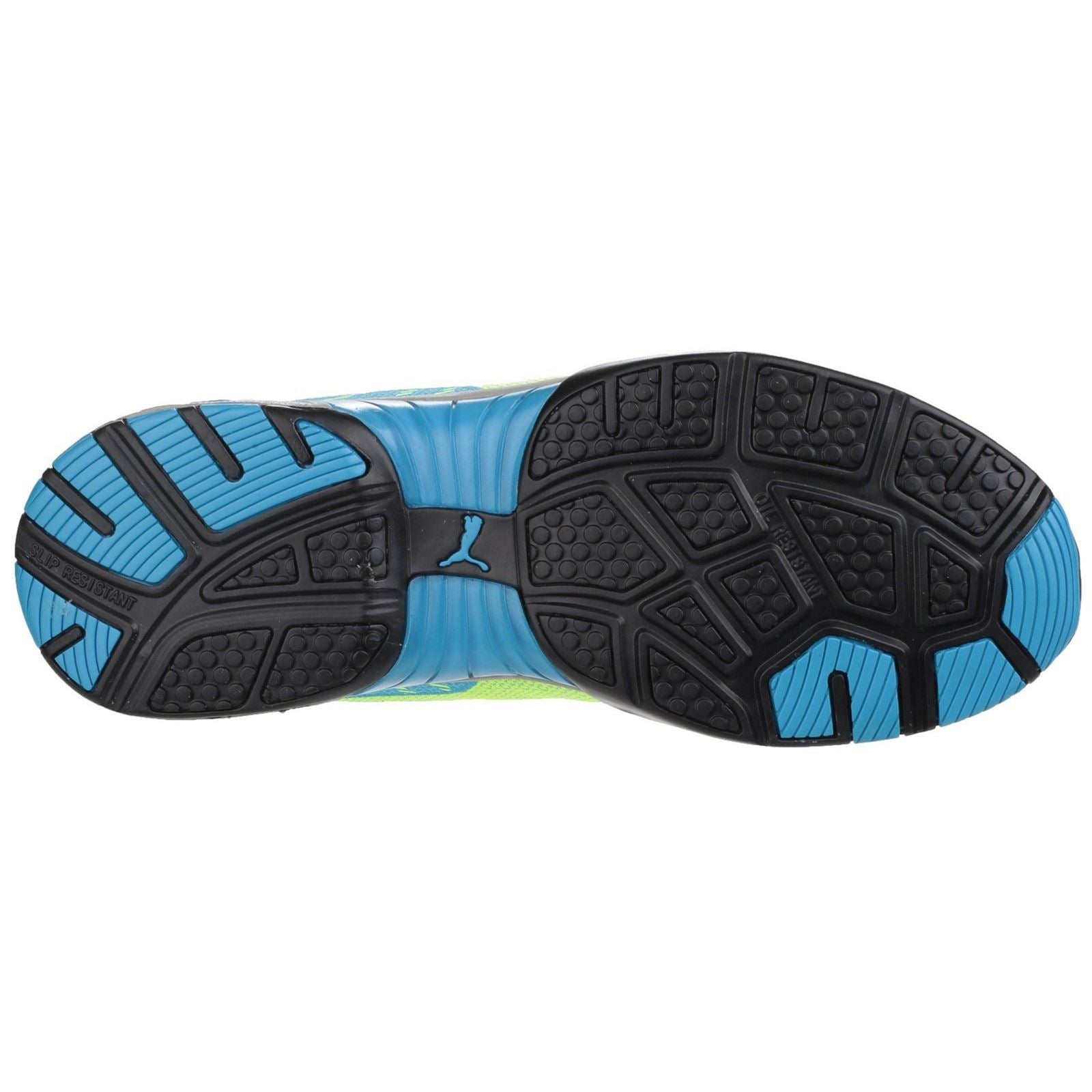 Puma Safety Celerity Knit Textile Damen Blaue Sicherheits-Sneaker