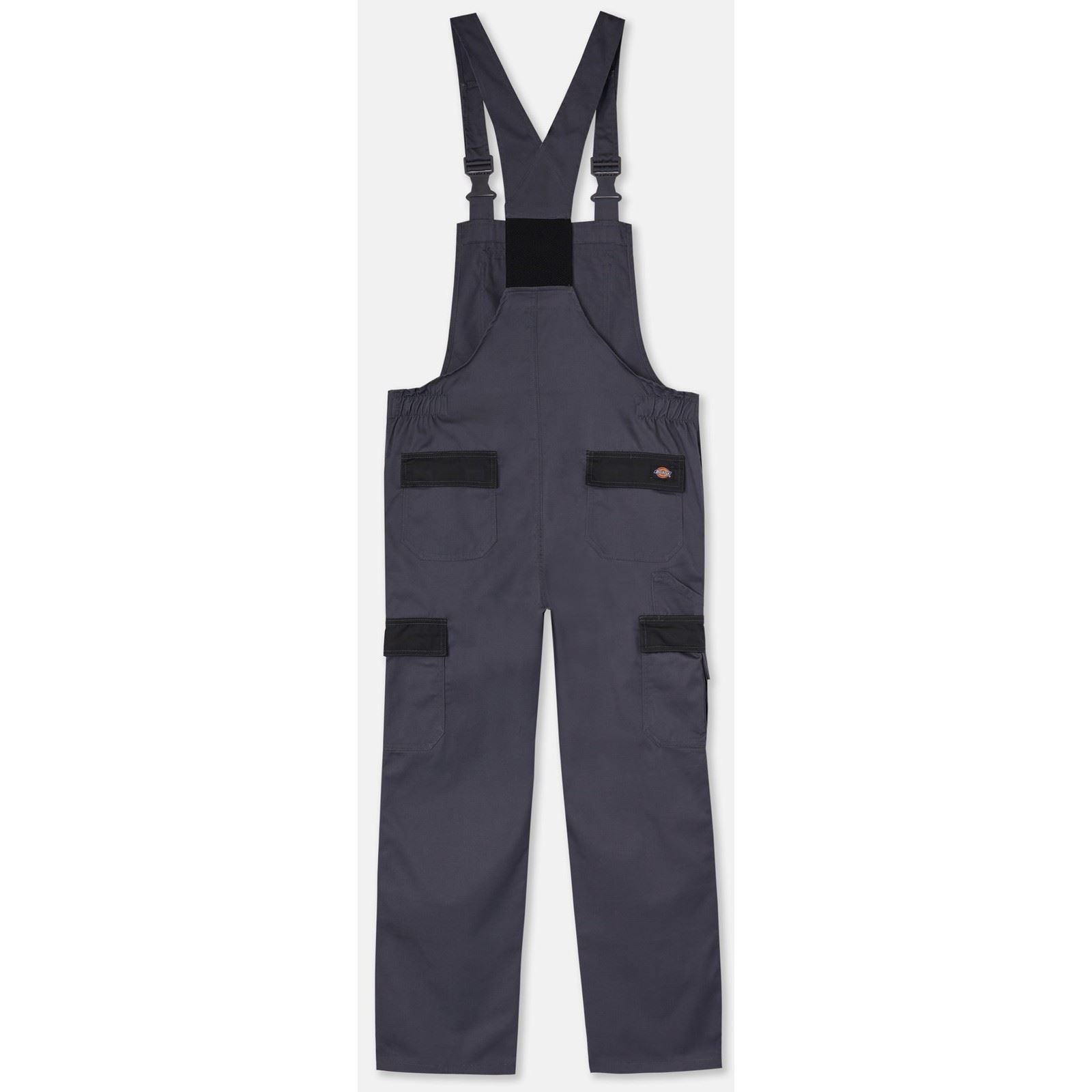Dickies Everyday Bib and Brace Polyester Herren Grauer Arbeitsoverall