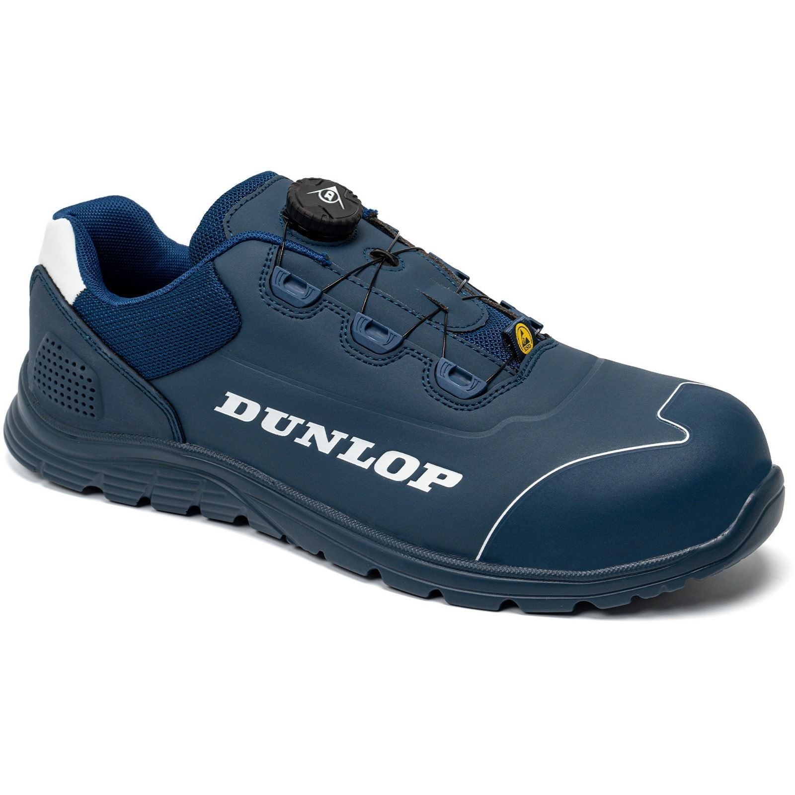 Dunlop Matt Mikrofaser Herren Sicherheitssneaker Navy/Weiß