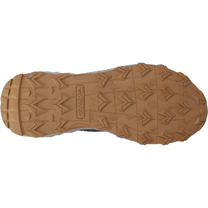 Hi-Tec Fuse Trek Mid Polyester Herren Wanderstiefel In Stahl/Anthrazit/Hellgelb