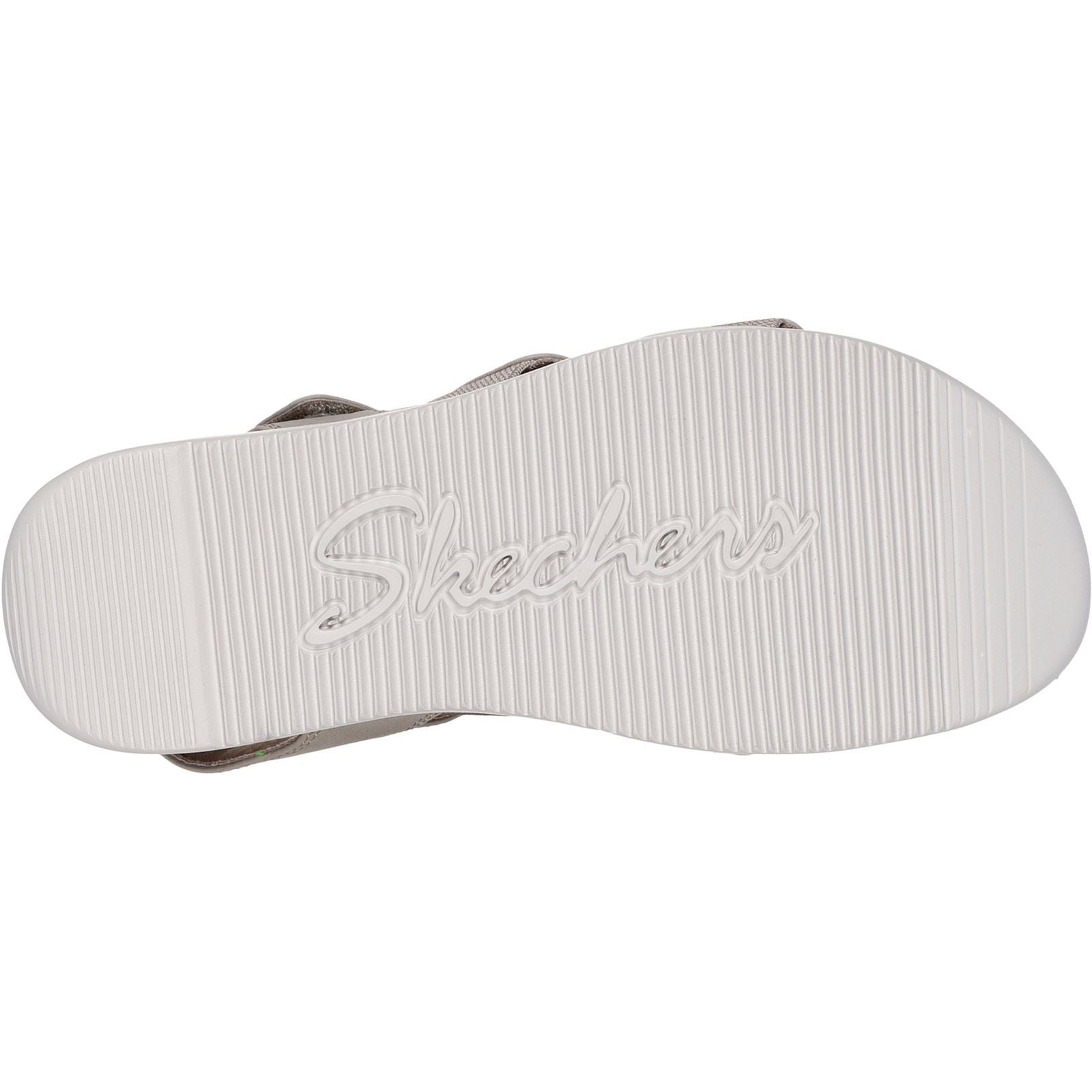 Skechers Lifted Comfort Polyurethan Damen Taupe Sandalen