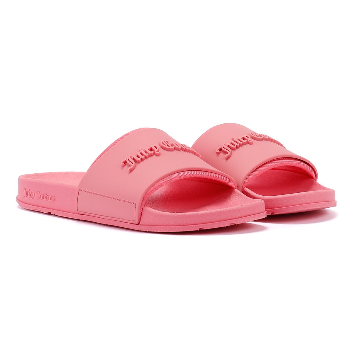 Juicy Couture Breanna Embossed Damen Pink Lemonade Slides