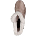 Skechers Easy Going Dreamers Move Textil Damen Stiefel In Dunklem Taupe