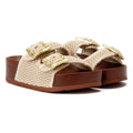 Desert Fleur Super Damen Beige Sandalen