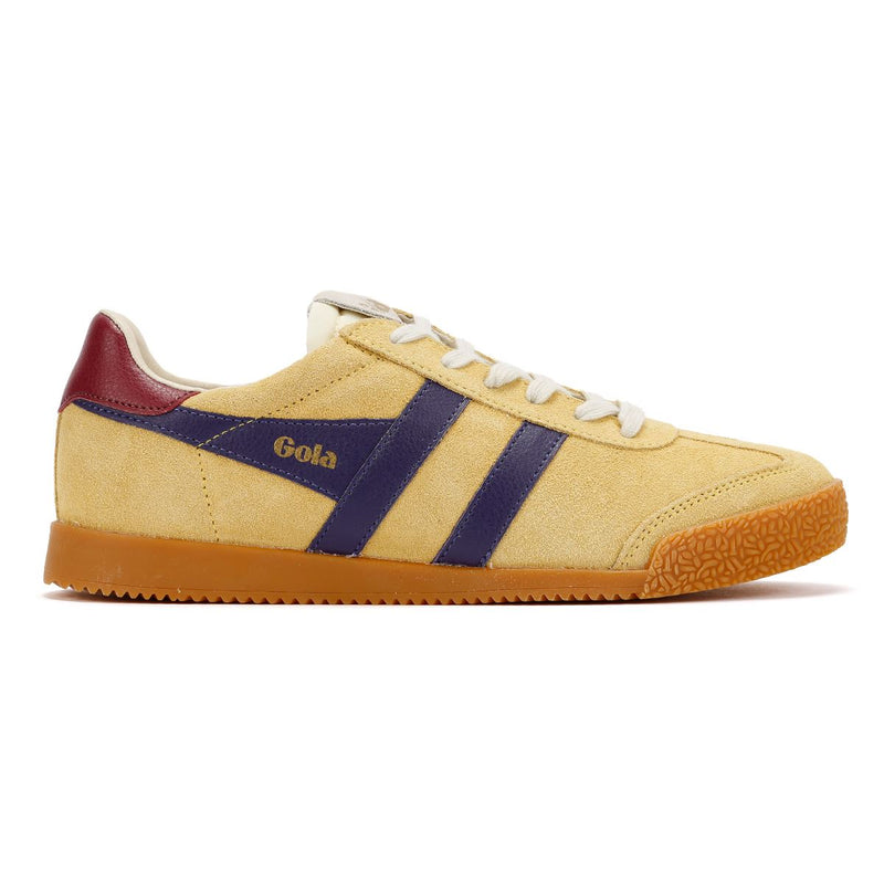 Gola Elan Damen Wildleder Sneaker In Gelb