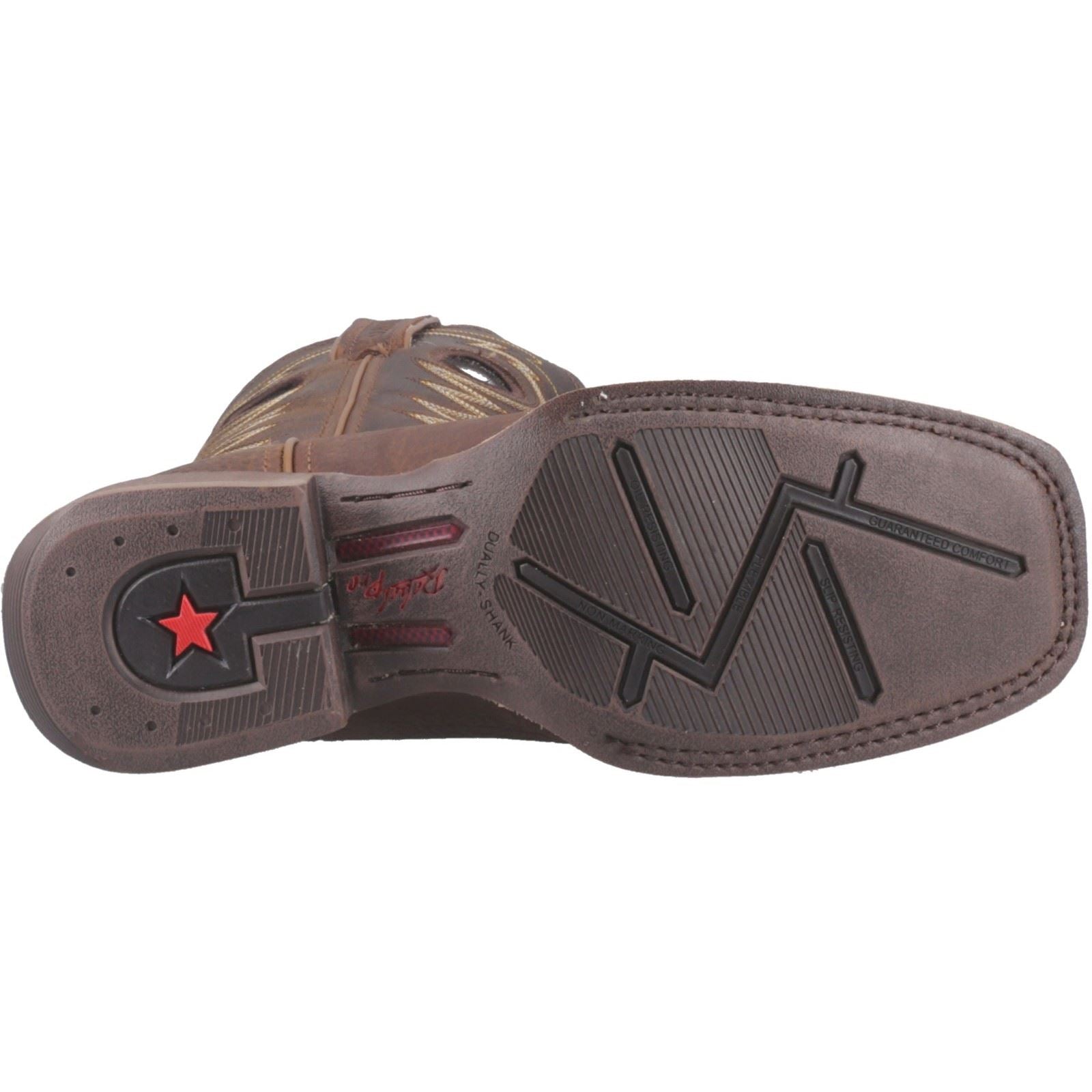 Durango Rebel Leder Herren Stiefel Braun