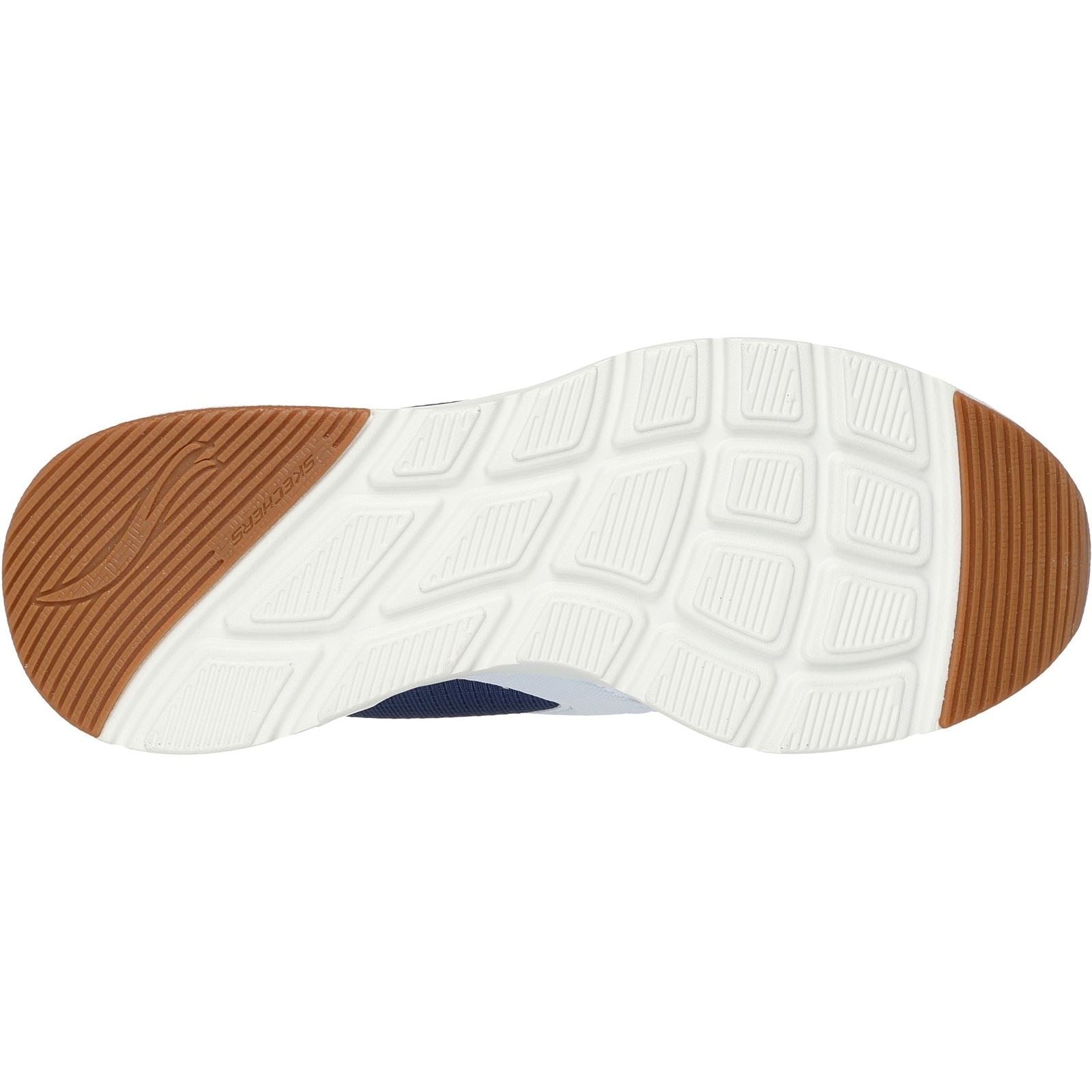Skechers Skech-Air Court Air Wave Leder Damen Sneakers In Marineblau/Mehrfarbig
