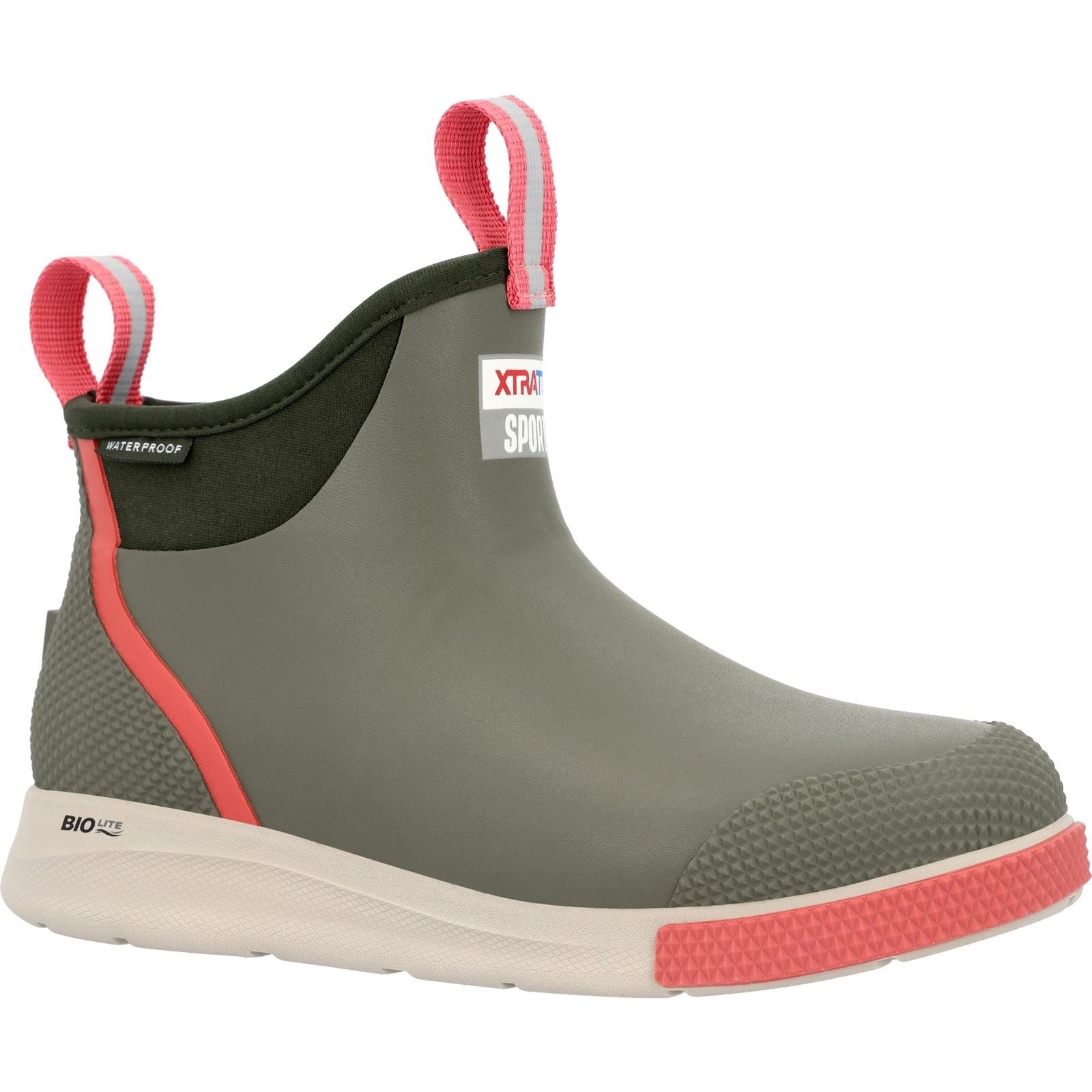 Xtratuf Knöchel Deck Sport Synthetische Oliven Wellington Stiefel