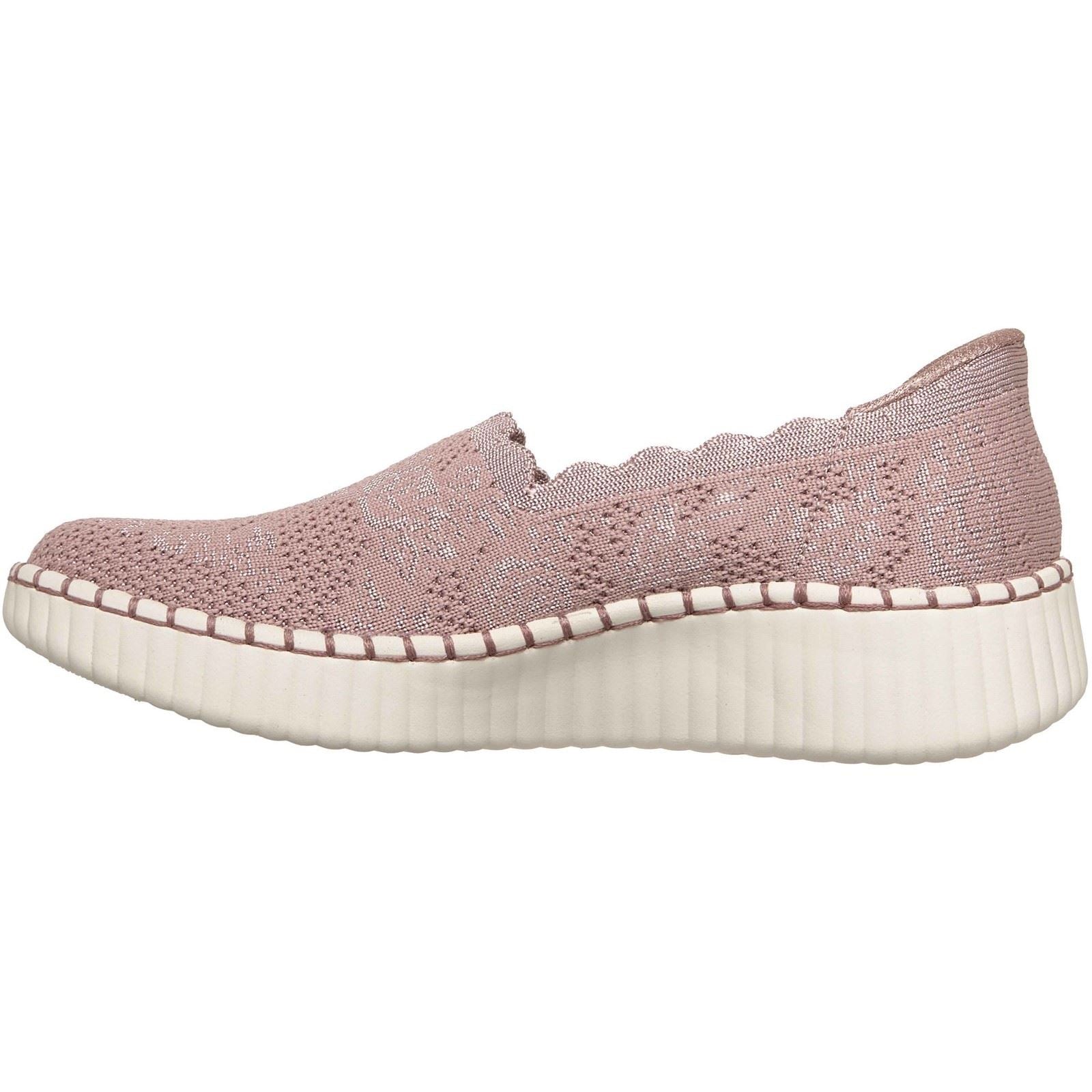 Skechers Wilshire Boulevard Polyester Damen Mauve Sneakers