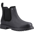 Hunter Canna Dealer Boot Damen Chelsea Stiefel Aus Schwarzem Leder
