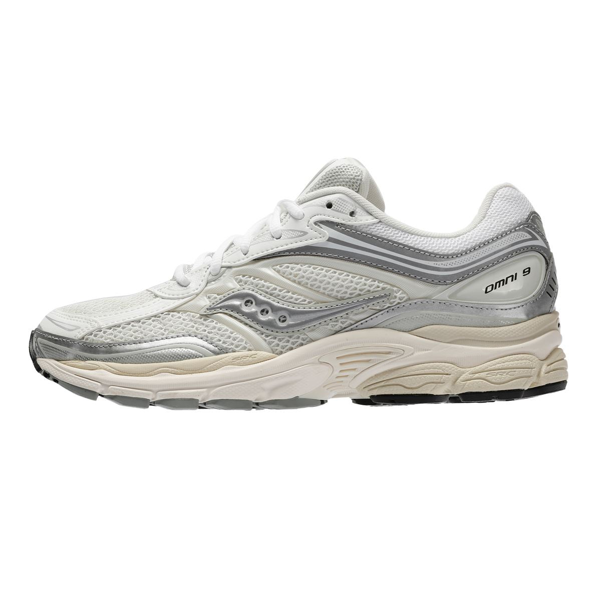 Saucony ProGrid Omni 9 Weiße Sneakers