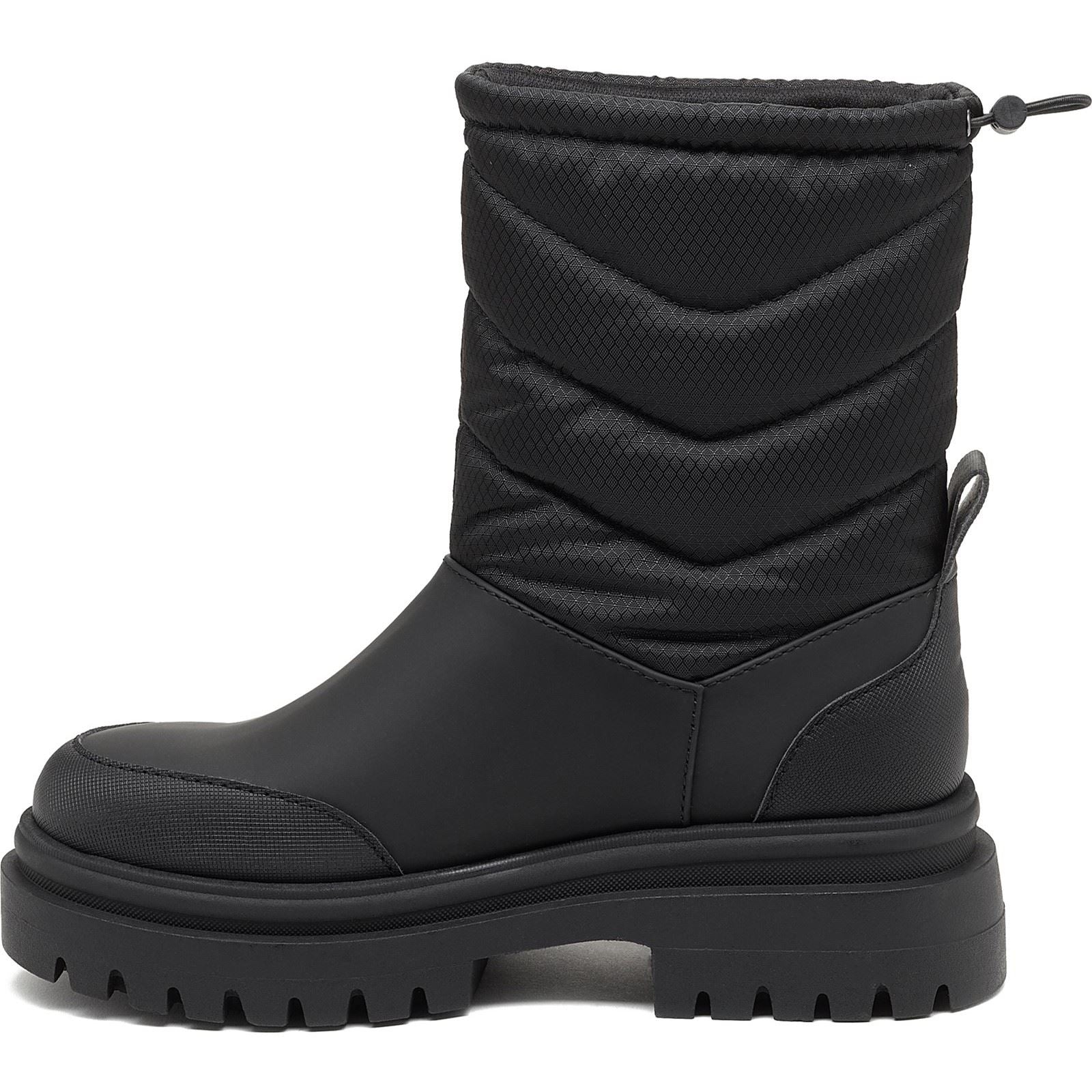 Rocket Dog Dita Stoff Damen Schwarze Stiefel