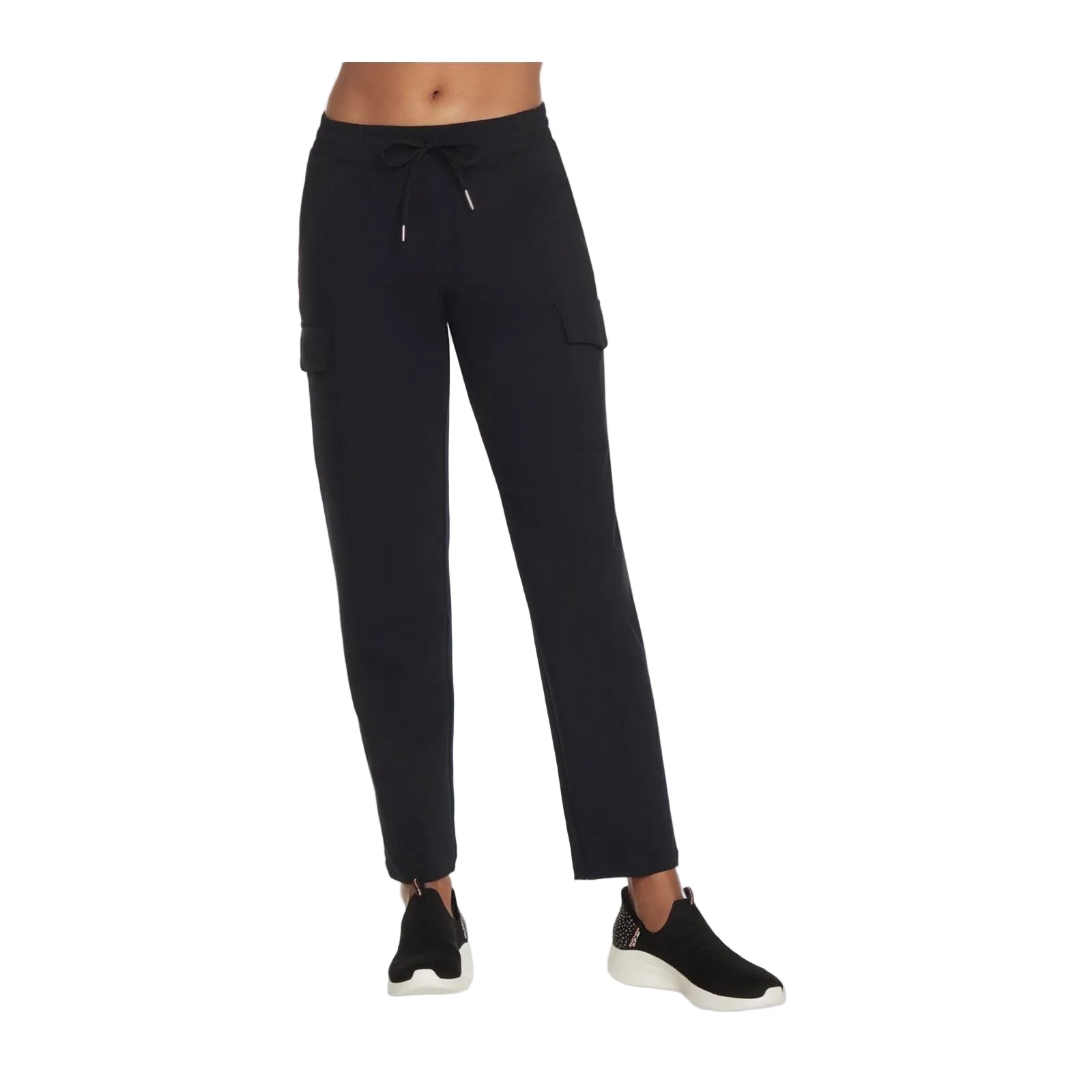 Skechers Slip-Ins Cargo Damen Schwarze Cargo-Hosen